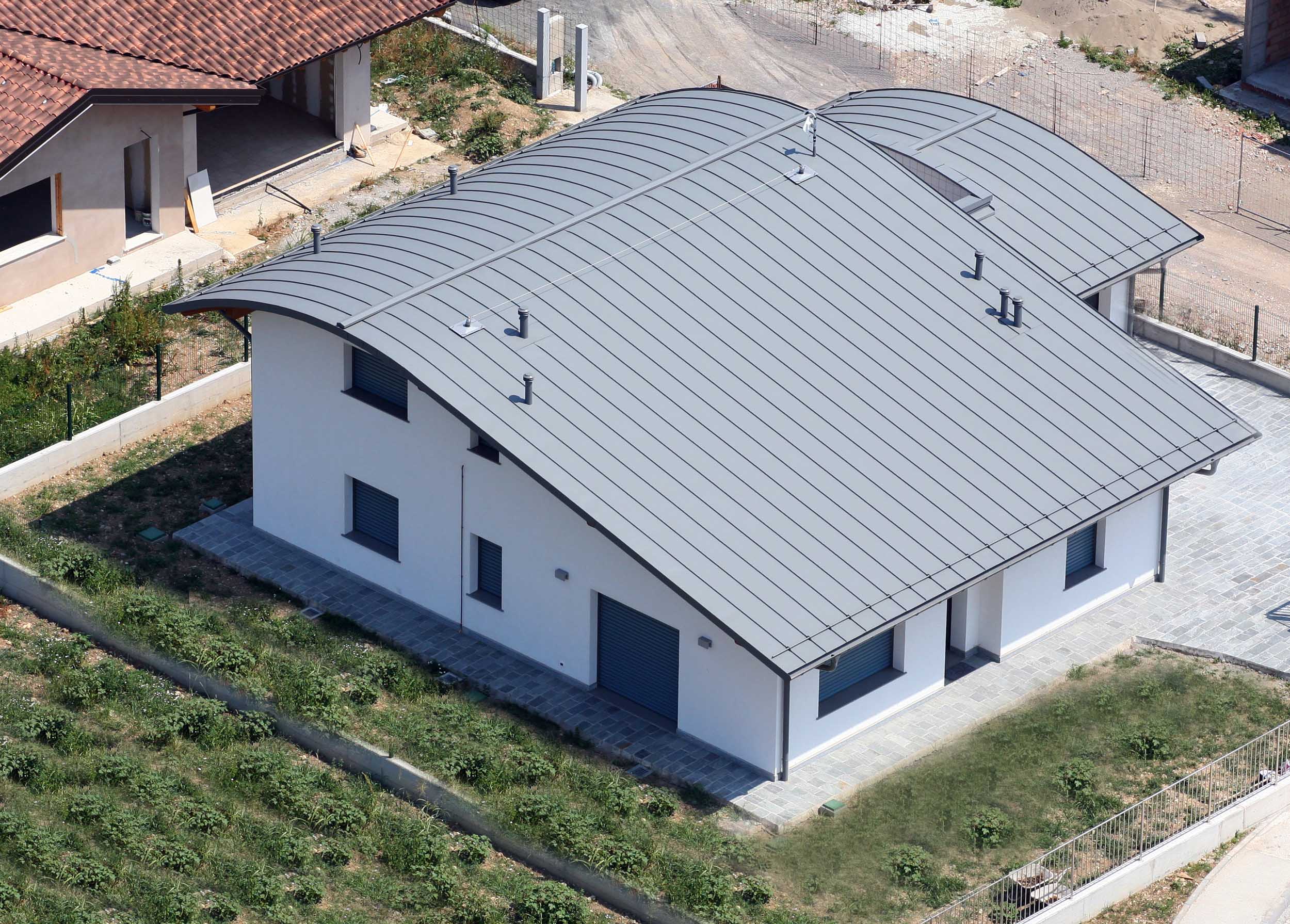 Casa tetto Prefalz grigio